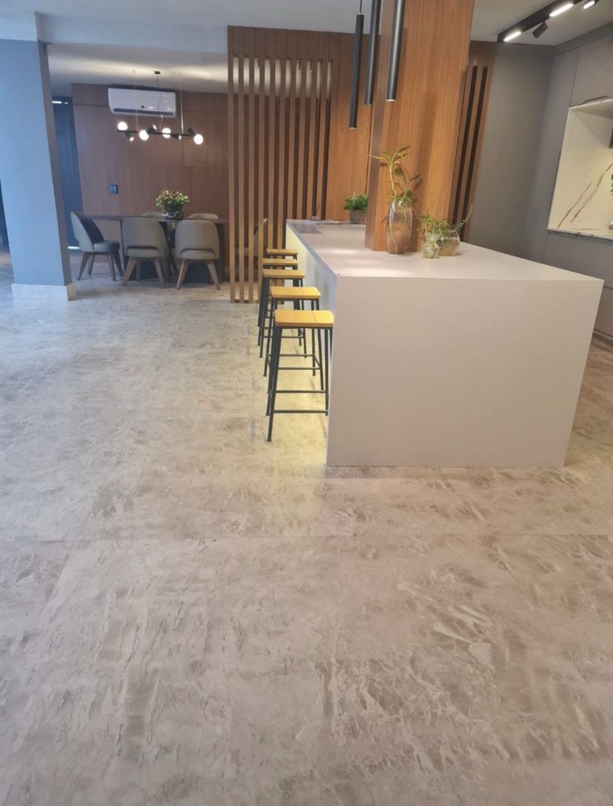 Piso Travertino Escovado - 5